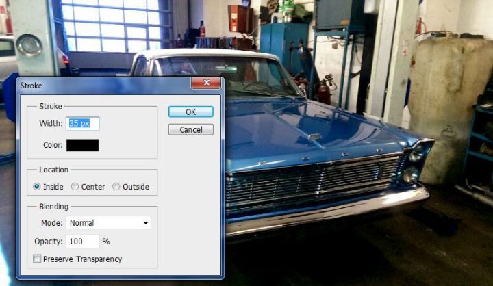 Creating Borders With The Photoshop Stroke Function