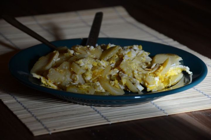 fried potatoes - bratkartoffeln