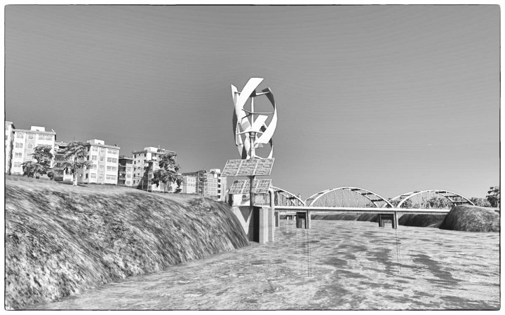Cities Skylines Screenshot Black and White