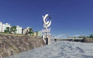 Cities Skylines Screenshot - City Riverbank