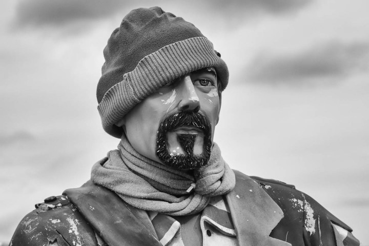 Sailor figure at the Baltic Sea