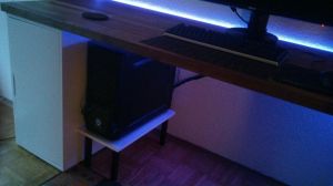 diy pc stand for my ikea alex karlby desk 6