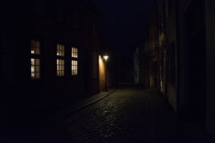 another old street in the evening - bad version