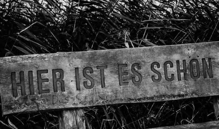 hier ist es schön bw