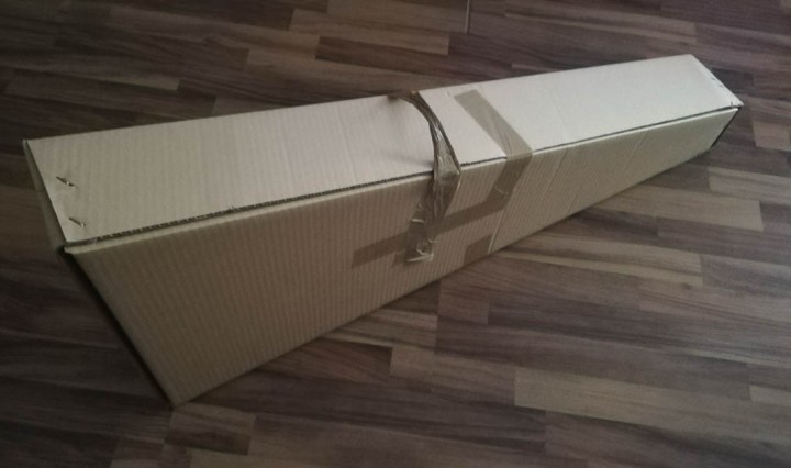 boxed western guitar